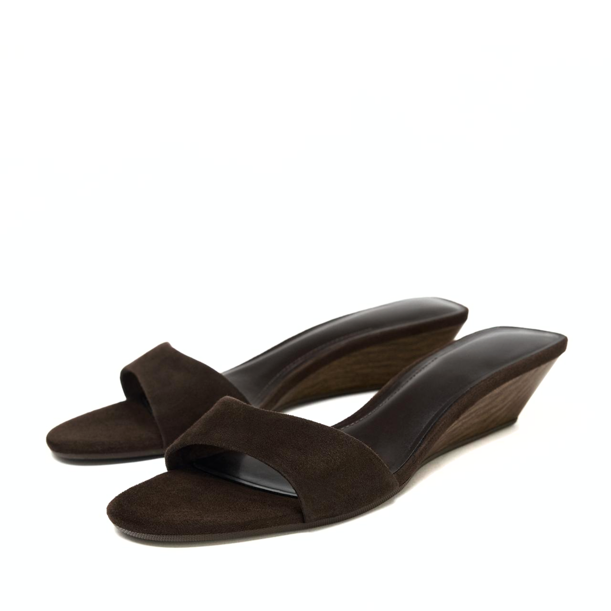 Sandália Tamanco Suede Mirka