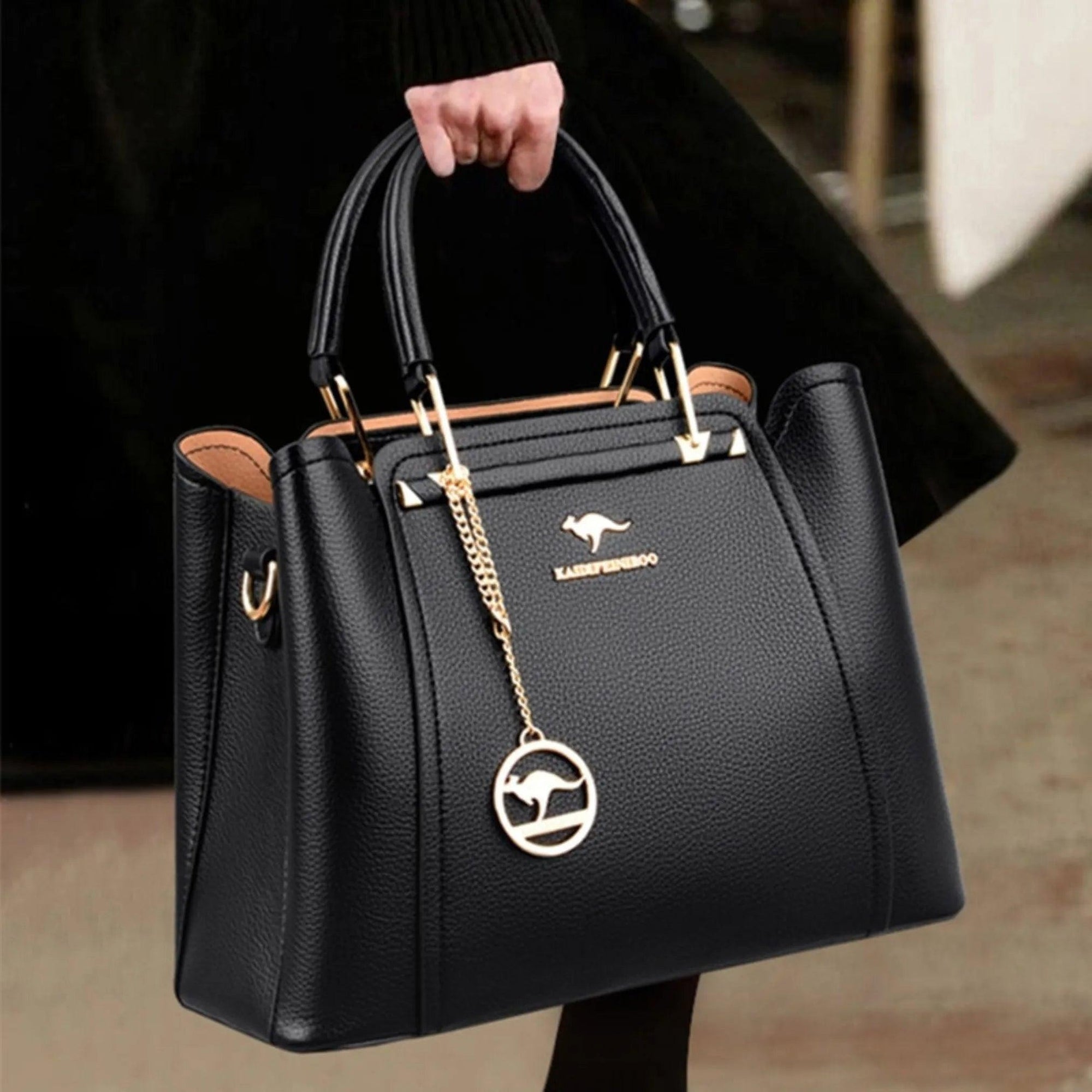 Bolsa Feminina de Couro Legítimo Transversal Luxuosa - Style Couer - LuxoCouer