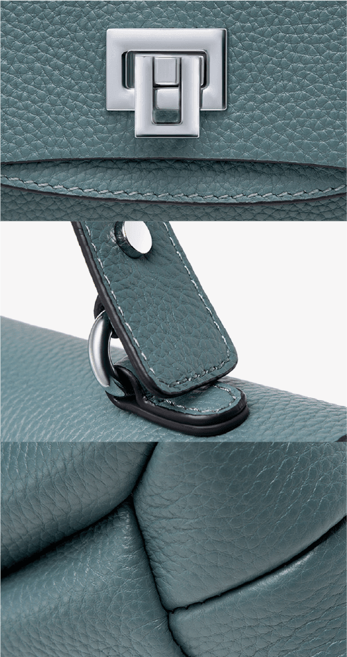 Bolsa Feminina Compacta em Couro Legítimo - Melbourn - LuxoCouer