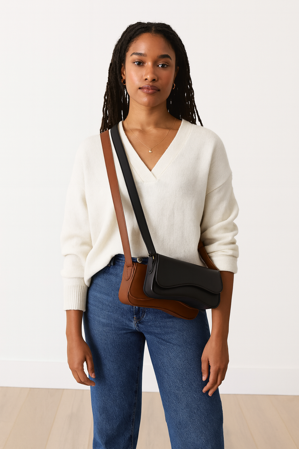 (Compre 1 Leve 2) Bolsa Mino em Couro Legítimo