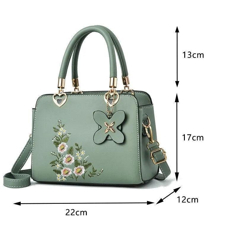 Bolsa Feminina em Couro - Floraris - LuxoCouer