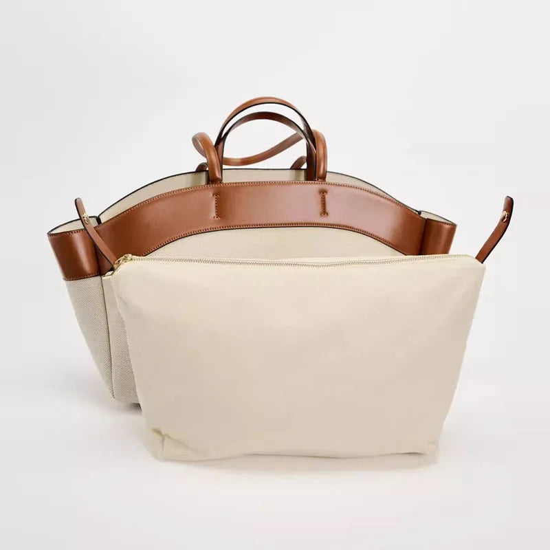 Bolsa Tote Canva Violeta