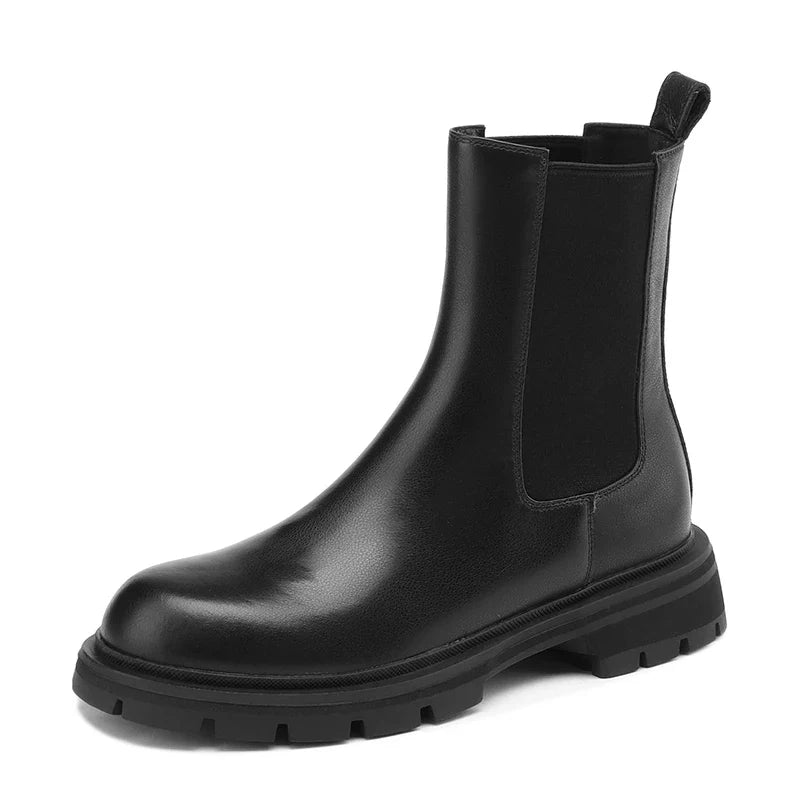 Bota Plataforma Cano Baixo com Elástico