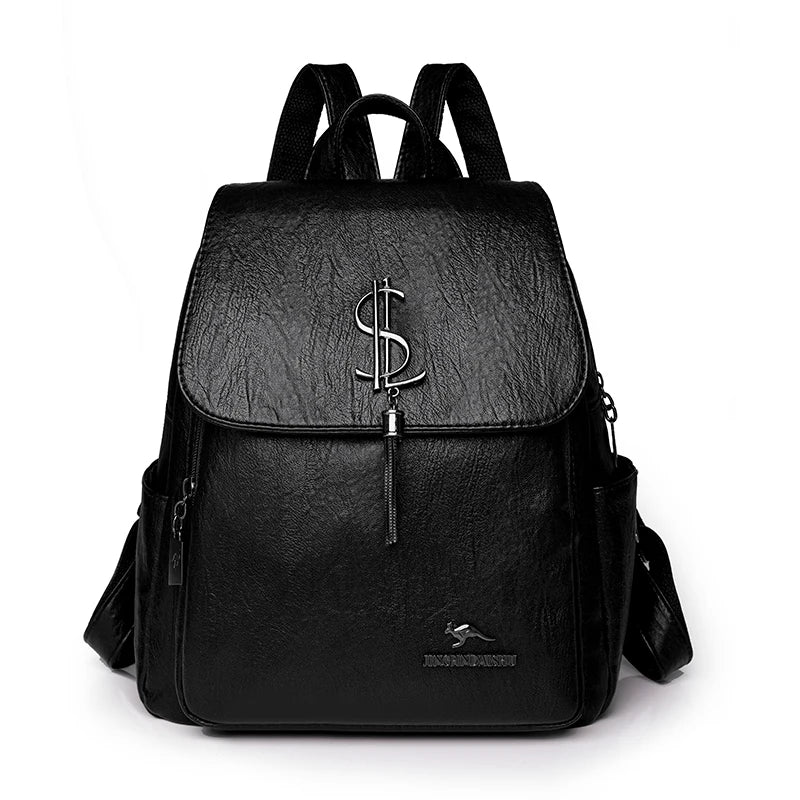 Mochila Feminina em Couro Legítimo - Tess