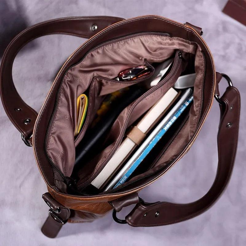 Bolsa Feminina em Couro Legítimo - Olivia - LuxoCouer