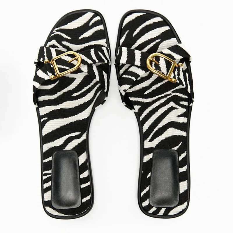 Sandália Rasteira Slide