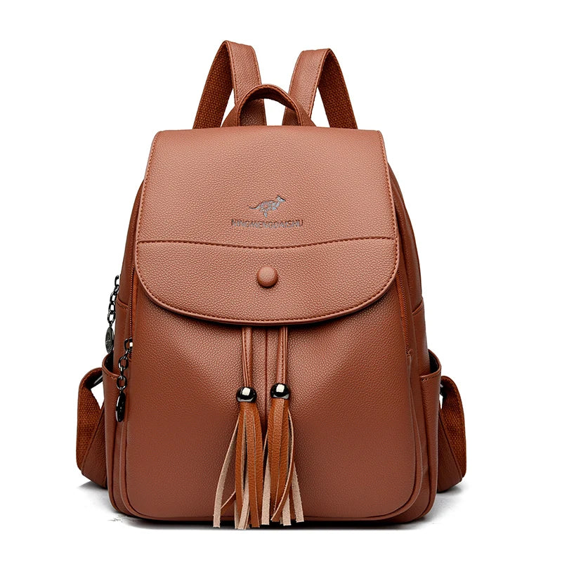 Mochila Feminina em Couro Legítimo - Quiss