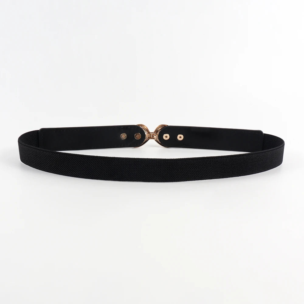 Cinto Feminino em Couro Legítimo com Elastico - Amour