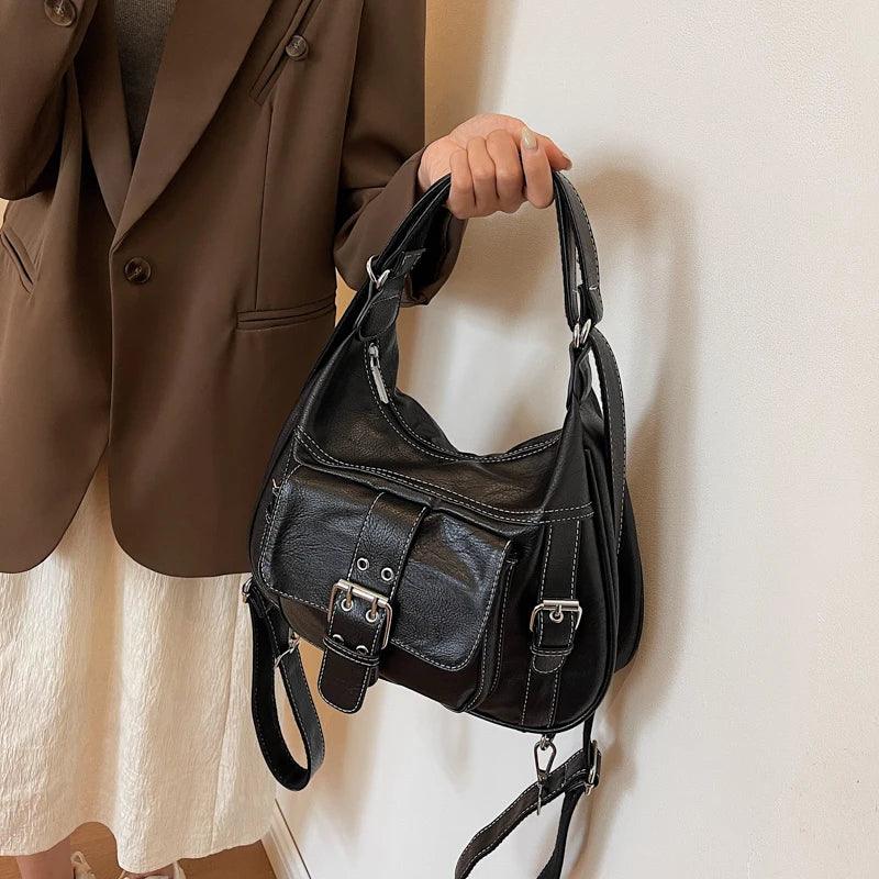 Bolsa 2 em 1 em Couro Legítimo - Sofia