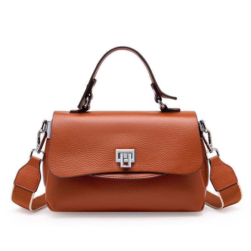 Bolsa Feminina Compacta em Couro Legítimo - Melbourn - LuxoCouer