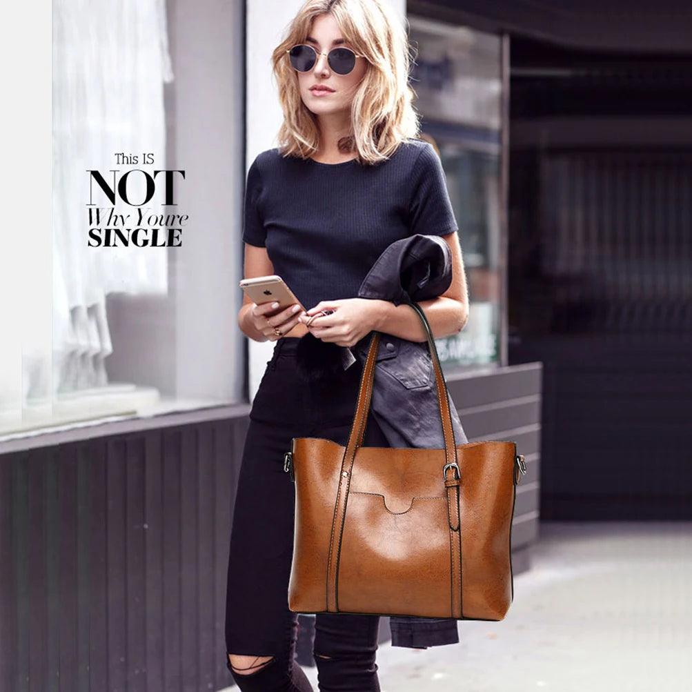 Bolsa em Couro Legítimo - Glamour