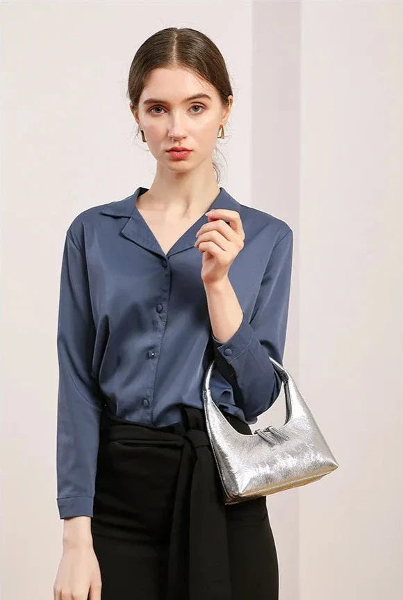 Bolsa Baguete Couro Legítimo Aurora