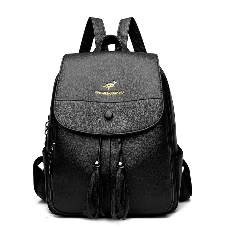 Mochila Feminina em Couro Legítimo - Quiss