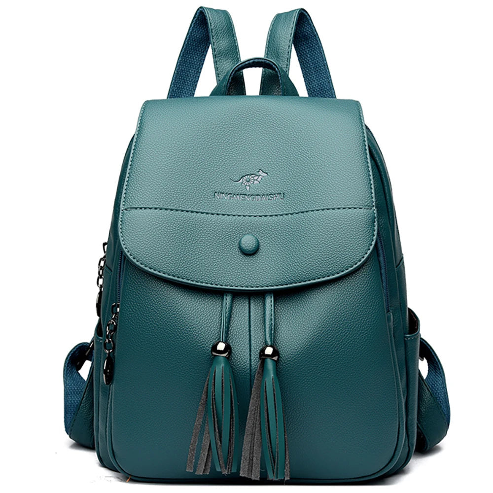 Mochila Feminina em Couro Legítimo - Quiss