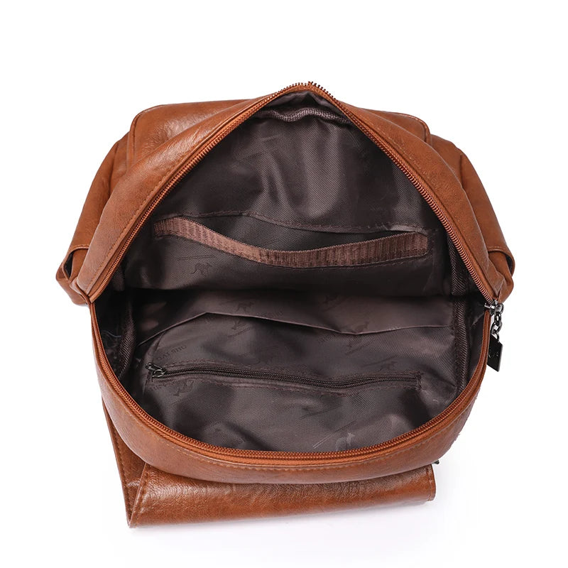 Mochila Feminina em Couro Legítimo - Tess