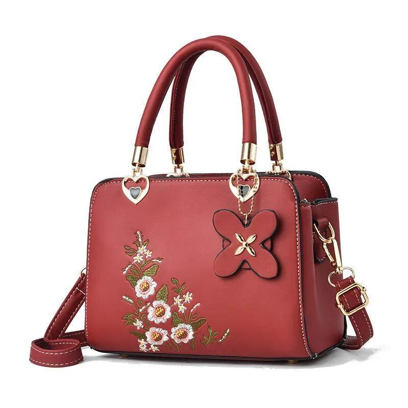 Bolsa Feminina em Couro - Floraris - LuxoCouer