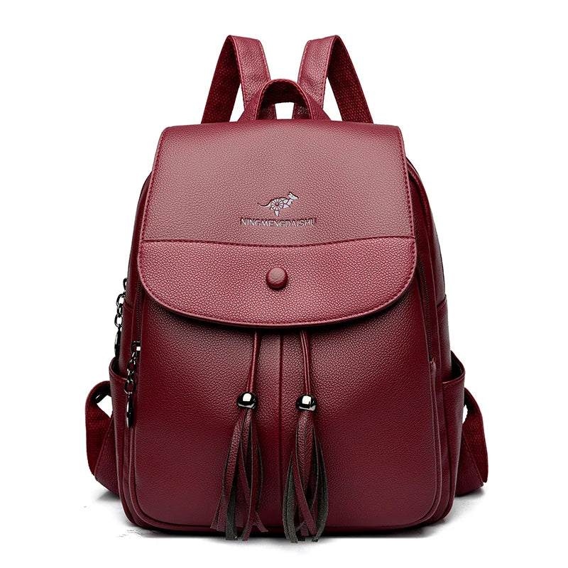 Mochila Feminina em Couro Legítimo - Quiss