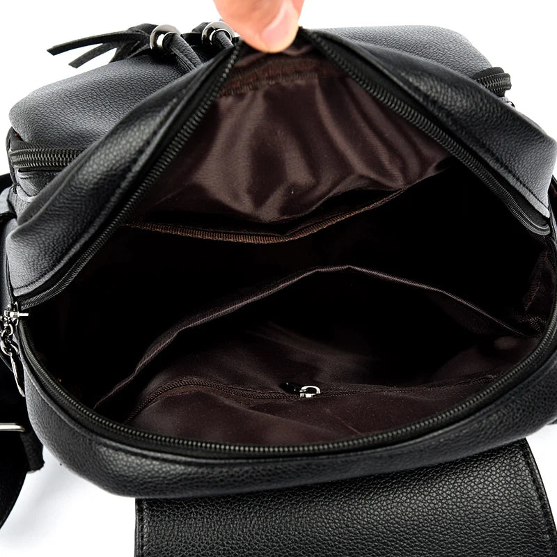 Mochila Feminina em Couro Legítimo - Quiss