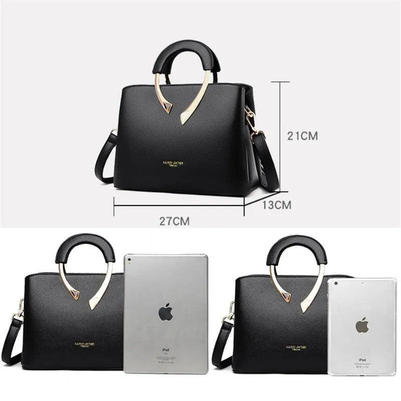 Bolsa Feminina de Couro Legítimo Transversal - Uiva - LuxoCouer