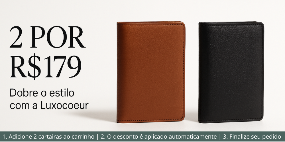 2 carteiras por R$179