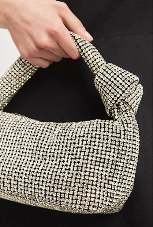 Bolsa Baguete Brilho Fabiana