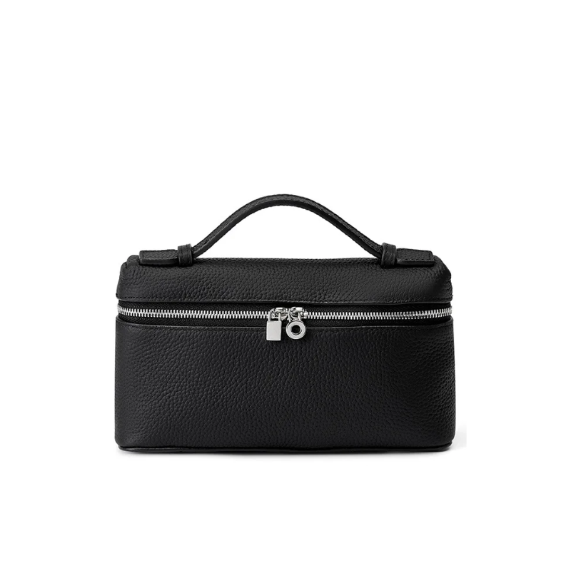 Bolsa Pequena Couro Legítimo Tote Rosa