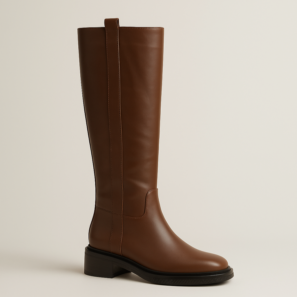 Bota Cano Alto Maelle Couro Legítimo