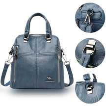 Bolsa Mochila em Couro Vivette