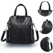 Bolsa Mochila em Couro Vivette