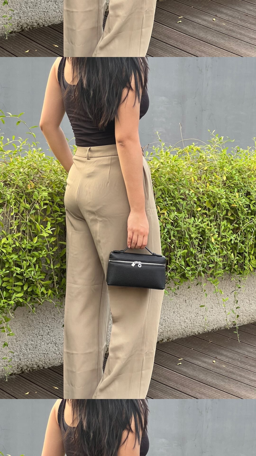 Bolsa Pequena Couro Legítimo Tote Rosa