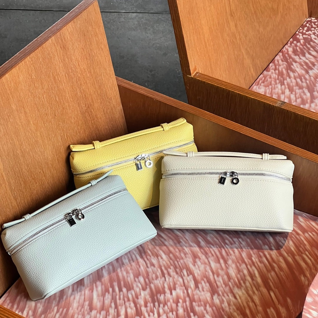 Bolsa Pequena Couro Legítimo Tote Rosa