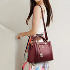 Bolsa Feminina de Couro Legítimo Transversal Luxuosa - Style Couer - LuxoCouer