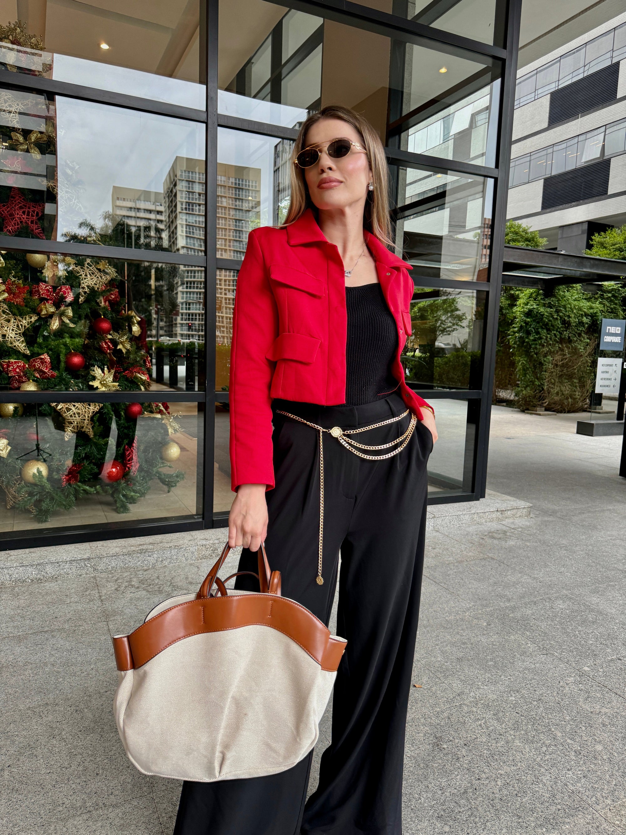 Bolsa Tote Canva Violeta