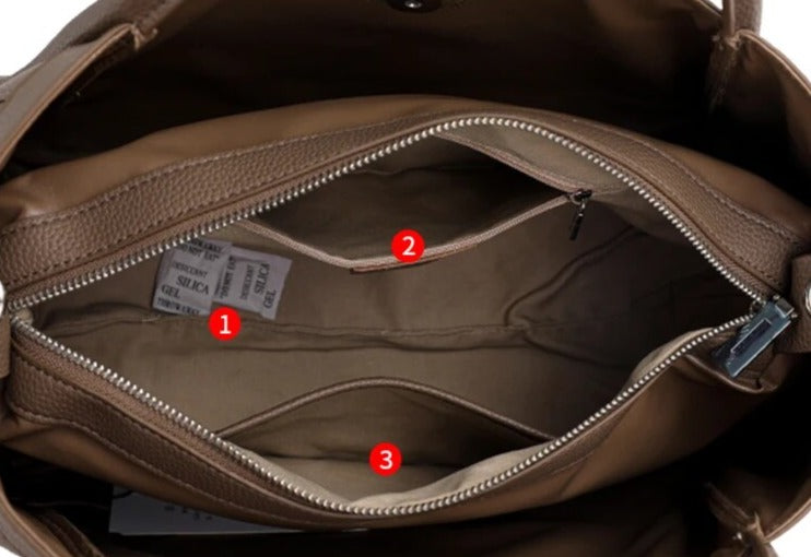 Bolsa Média Stella Couro Legítimo