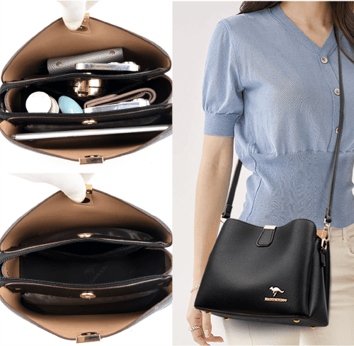 Bolsa Feminina em Couro Legítimo - Elizabeth - LuxoCouer