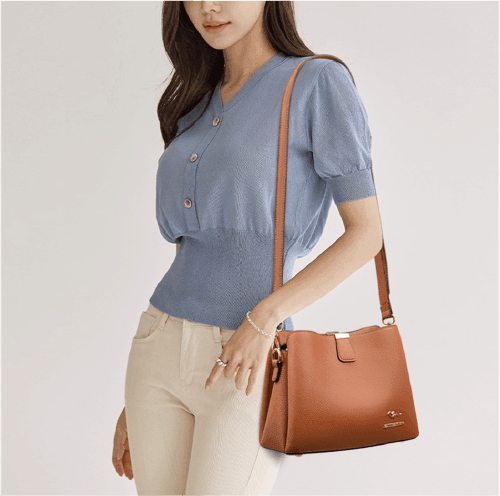 Bolsa Feminina em Couro Legítimo - Elizabeth - LuxoCouer