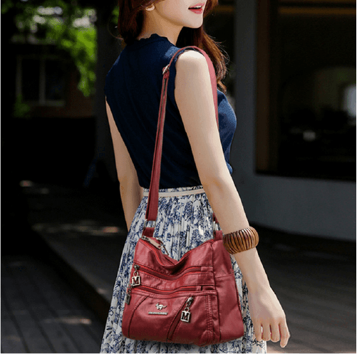 Bolsa Feminina em Couro Legítimo - Maria - LuxoCouer