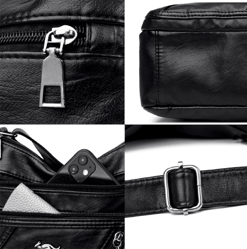 Bolsa Feminina em Couro Legítimo - Maria - LuxoCouer