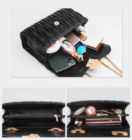 Bolsa Feminina Compacta em Couro - Vienza - LuxoCouer