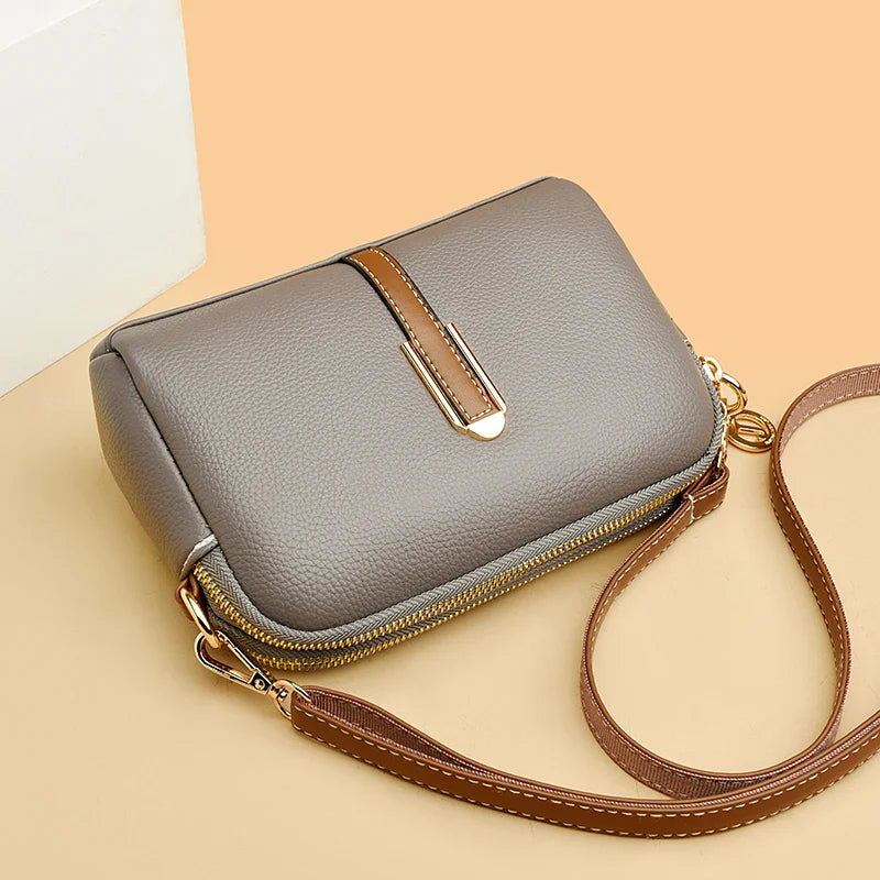 Bolsa Transversal em Couro  - Zadie