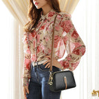 Bolsa Transversal em Couro  - Zadie