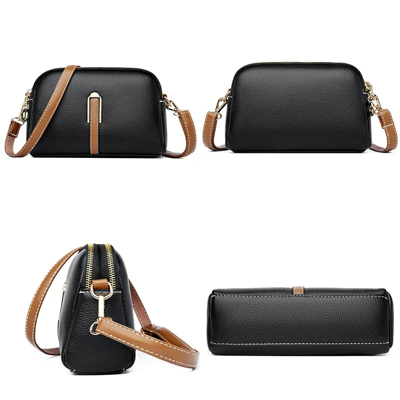 Bolsa Transversal em Couro  - Zadie