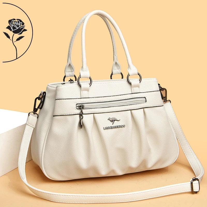 Bolsa Feminina de Couro Legítimo - Roma - LuxoCouer