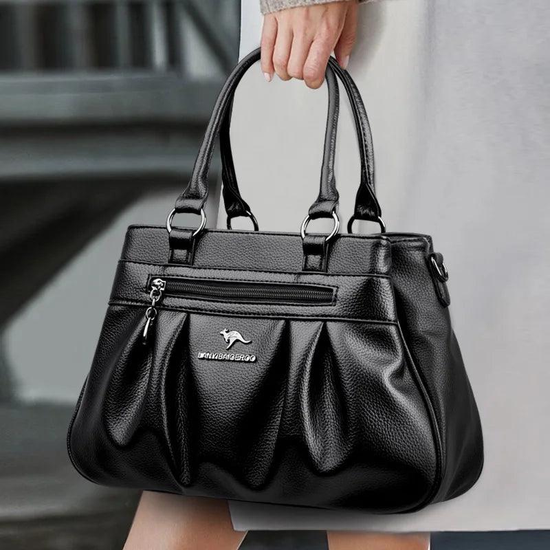 Bolsa Feminina de Couro Legítimo - Roma - LuxoCouer