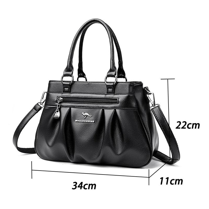 Bolsa Feminina de Couro Legítimo - Roma - LuxoCouer
