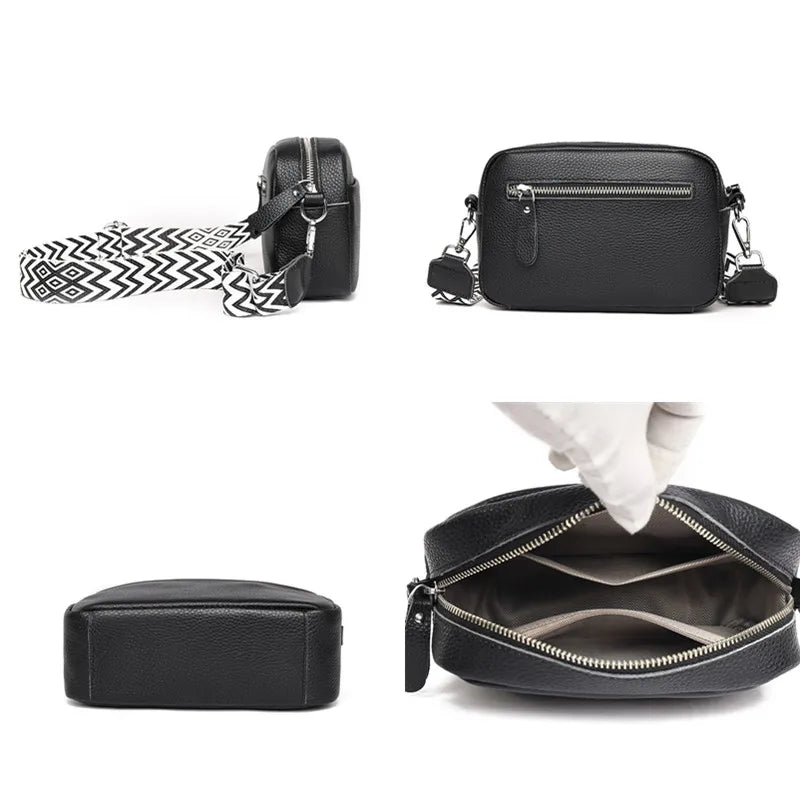 Bolsa Feminina Pequena em Couro Elina