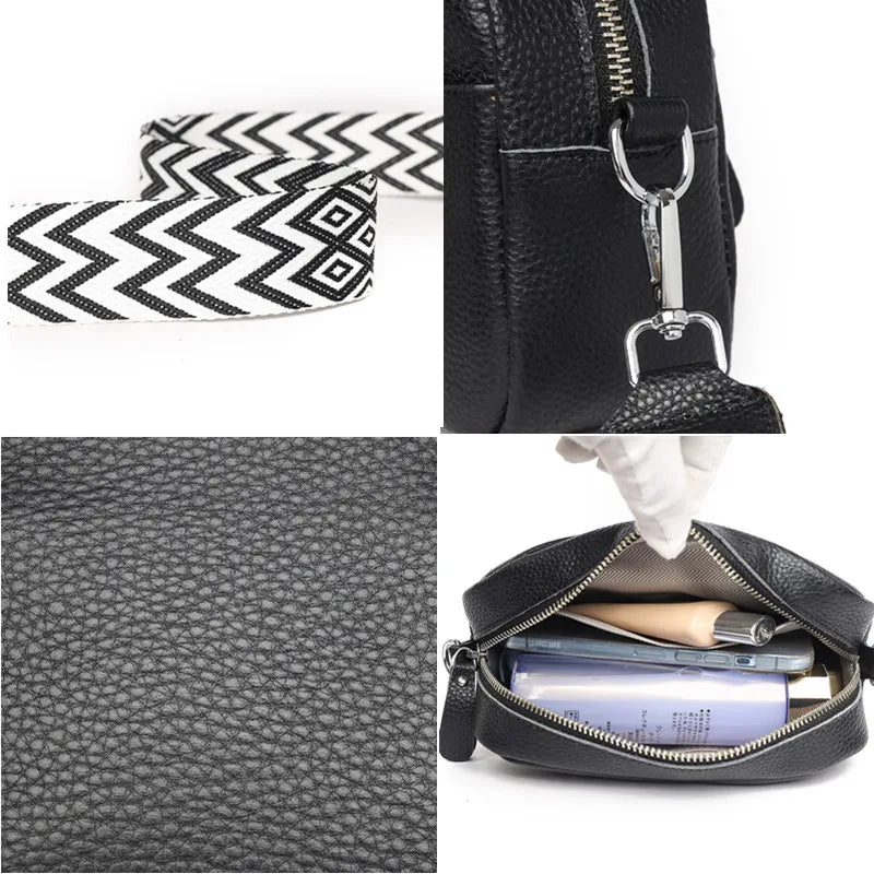 Bolsa Feminina Pequena em Couro Elina