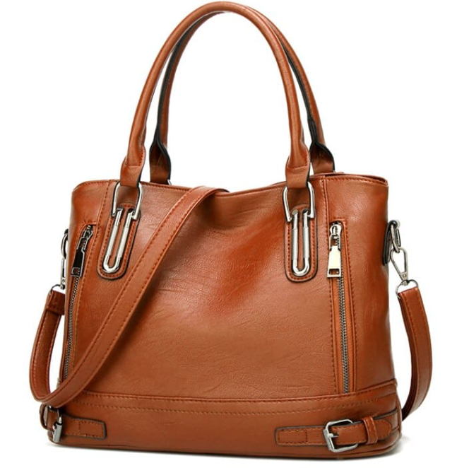 Bolsa Grande em Couro Salomé