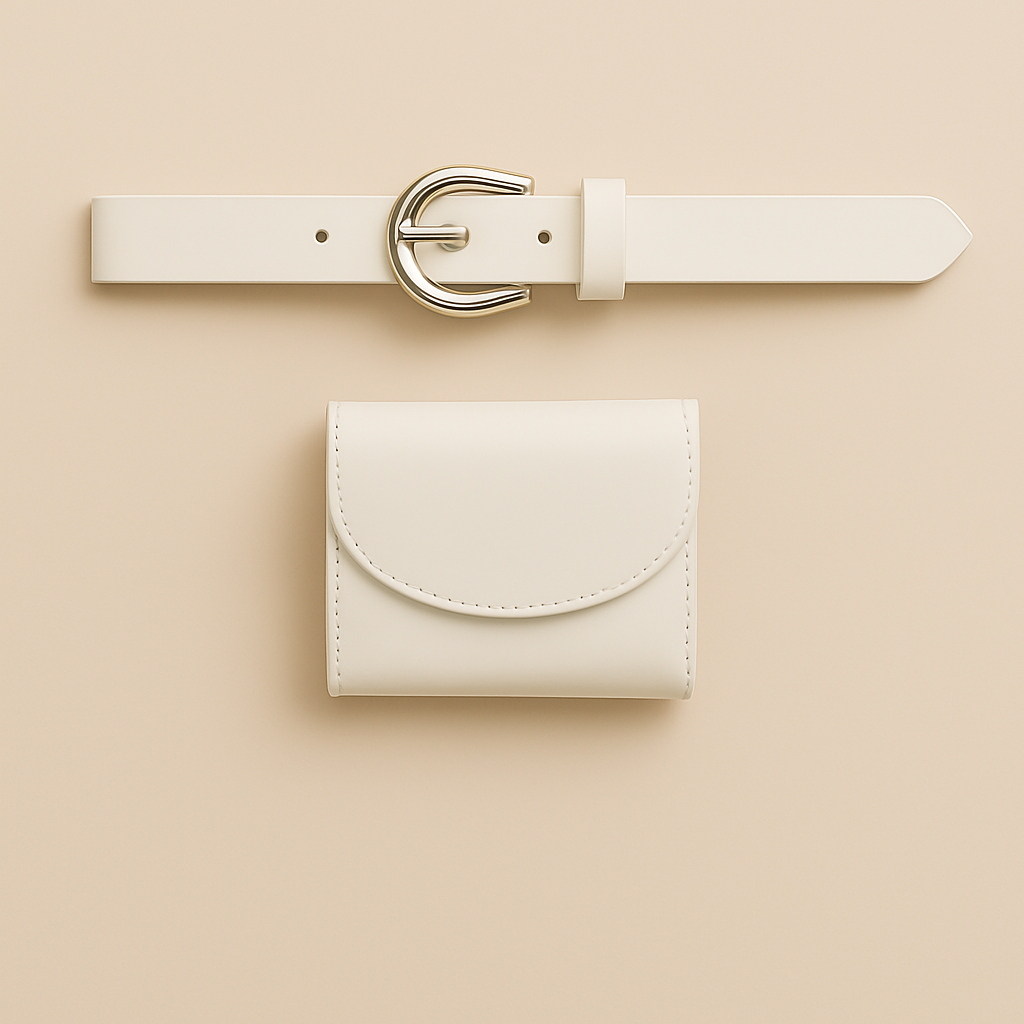 Carteira + Cinto Feitos em Couro Legítimo