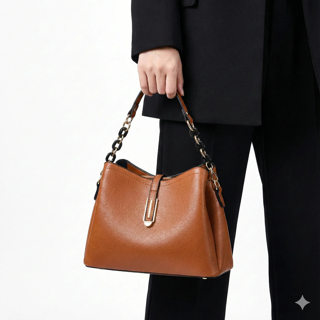 Bolsa em Couro Legítimo - Brail
